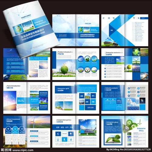 创意企业画册 软件开发公司的视觉艺术与专业展示